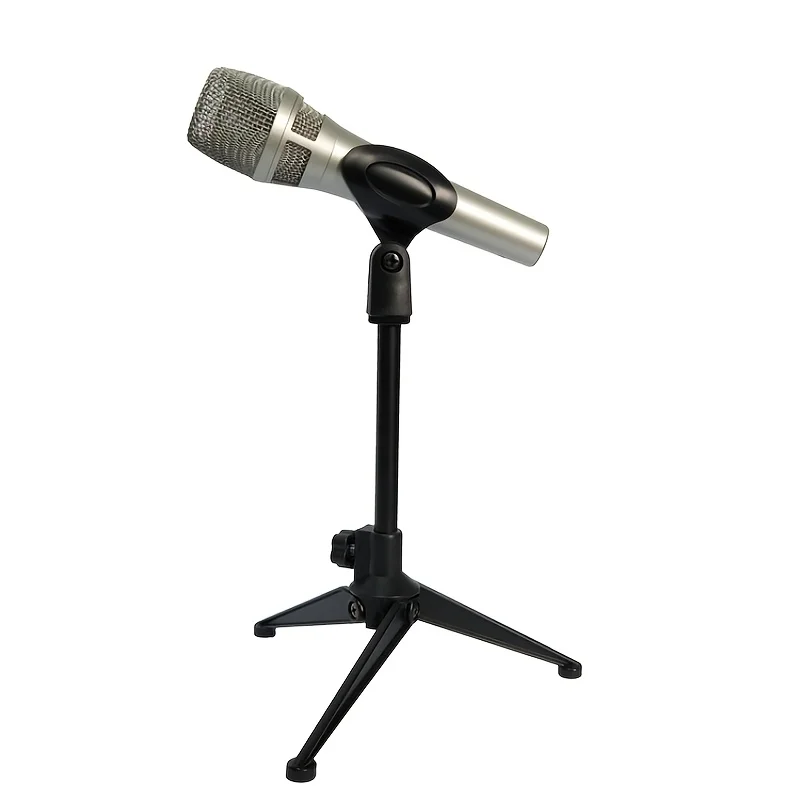 Adjustable Microphone Stand,Portable Tripod Desktop Support,Foldable ,Suitable for Office And Recording Studio