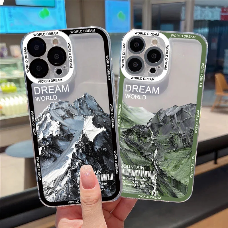 For Redmi Note 12 Pro Case For Xiaomi Redmi Note 11 10 Pro 9 S 9S 11S 8 10S 9C NFC 9T 10A 10C Case Mountain Landscape Back Cover