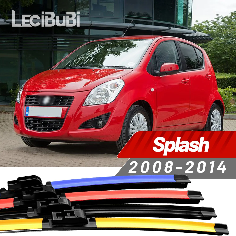 2 Stück für Suzuki Splash 2008–2014 2009 2010 2011 2012 2013 Frontscheibenwischerblätter Scheibenwischer