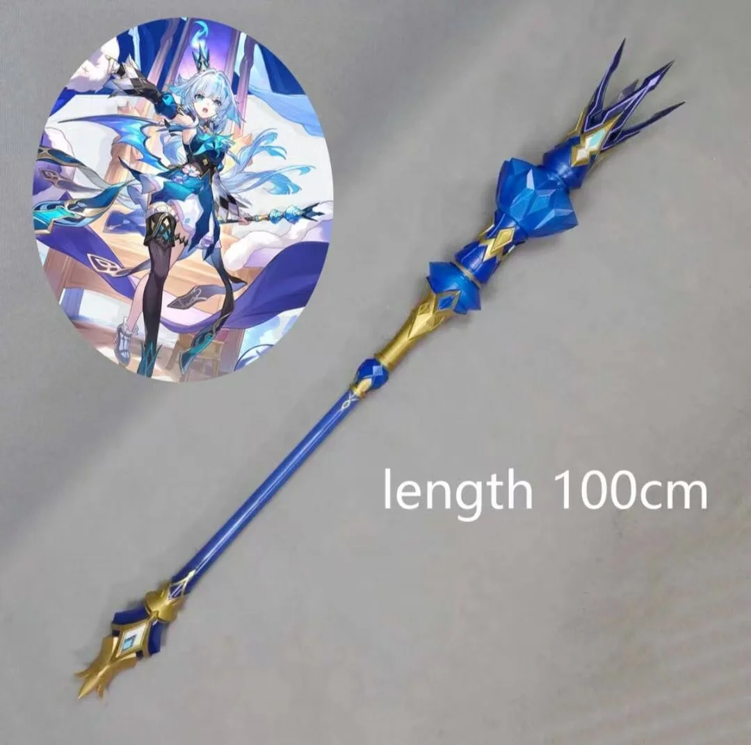 Länge 100CM Cerydra 3D-Druck Zepter Cosplay Requisiten Spiel Honkai Star Rail Halloween Weihnachten Fancy Party Kostüm Zubehör