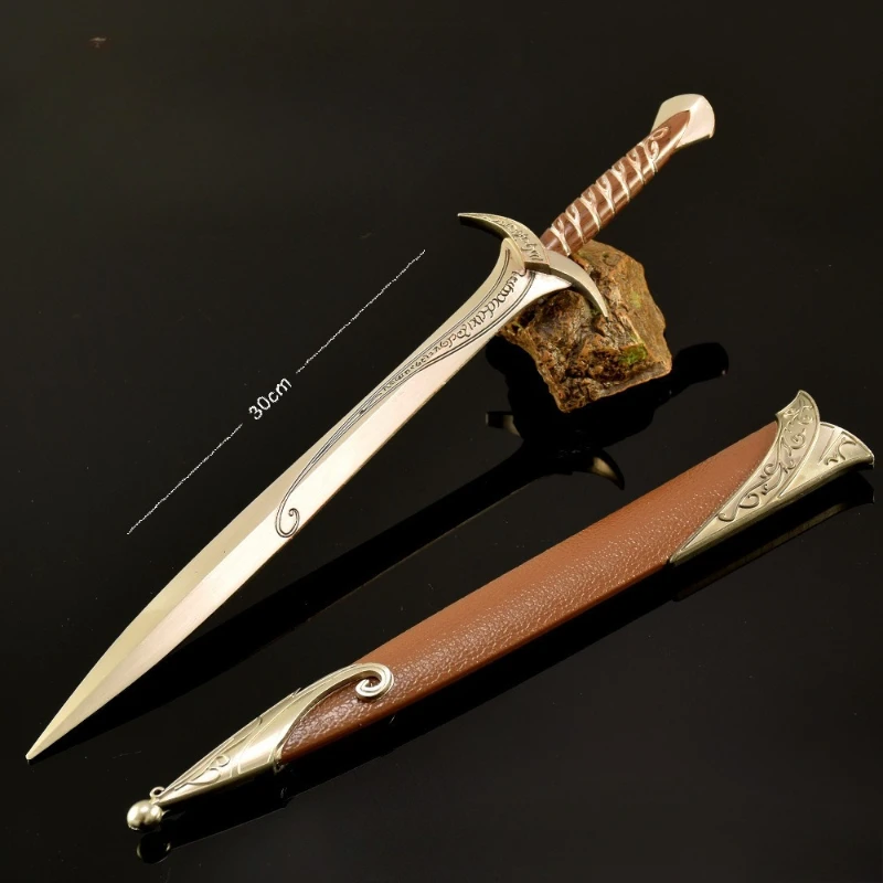 30Cm Nieuwe Game Figuur Perifere Sting Zwaard Metalen Vakmanschap Props Model Desktop Decoratie Ornamenten Verjaardagscadeautjes Speelgoed