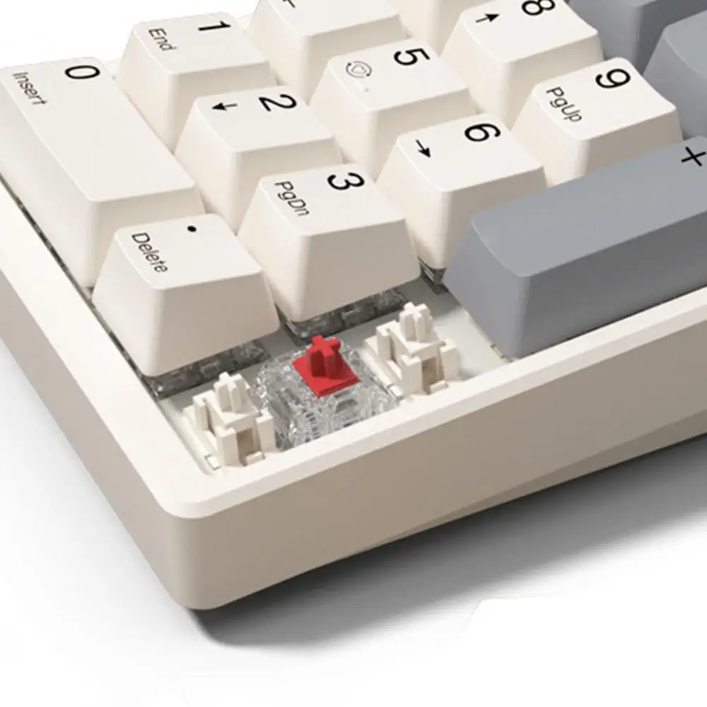 Dye-sublimation Keycaps Keyboard Usb Wired Mechanical Number Pad 17-key Numeric Keypad Mini Desktop Numpad for Laptop Pc