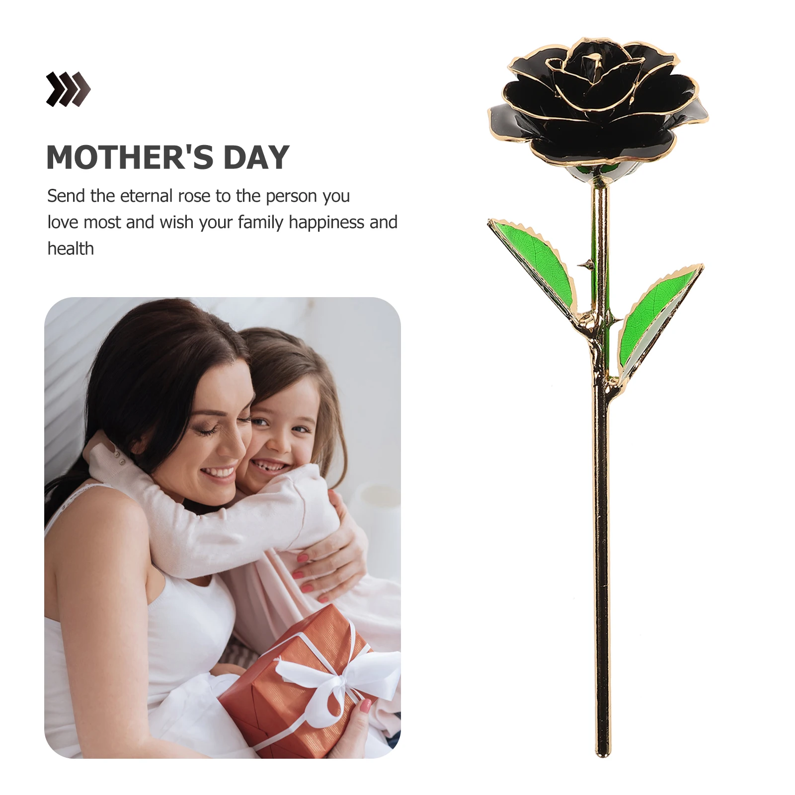 

for Valentine's Day Decorate Artificial Flower Gift 24k Gold Mother