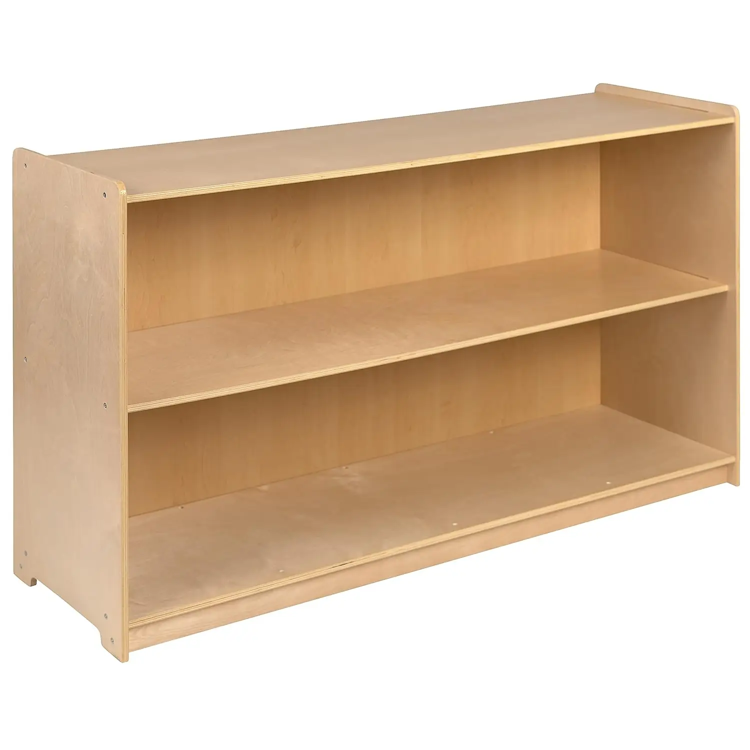 

Wooden 2 Section School Classroom Storage Cabinet for Commercial or Home Use - Safe, Kid Friendly Design - 30" H X, Customized