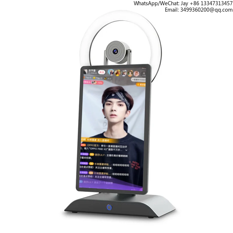 

Новая машина JingChuang для прямой трансляции Android System Type-C/USB-интерфейсы Интерактивный сенсорный экран для настольного вещания