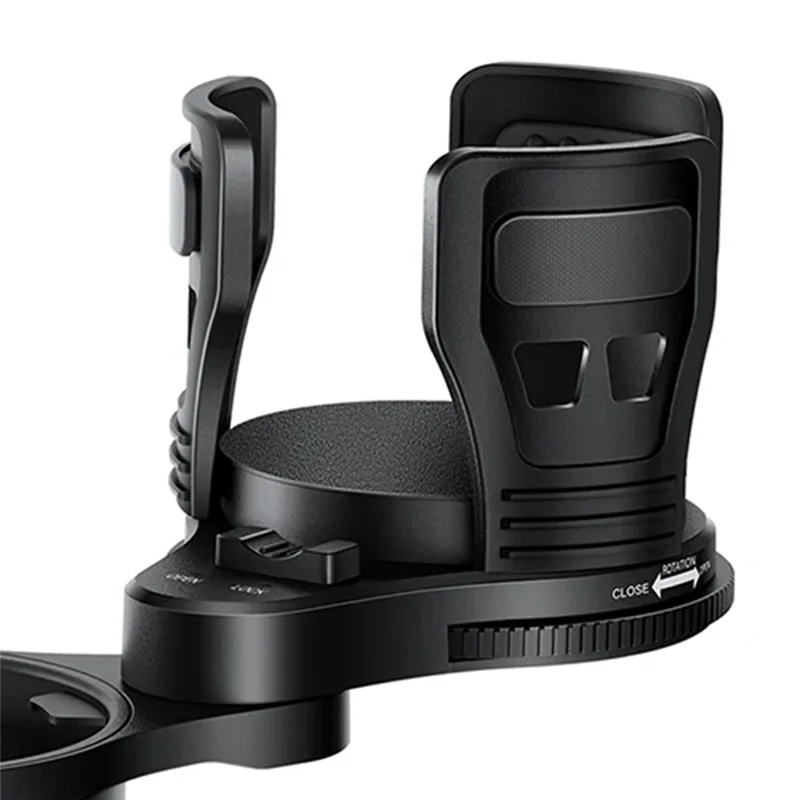 Exquisite-Car Water Cup Holder Multifunctional Rotating Center Console Water Cup Trailer Double Layer Storage Car Cup Holder