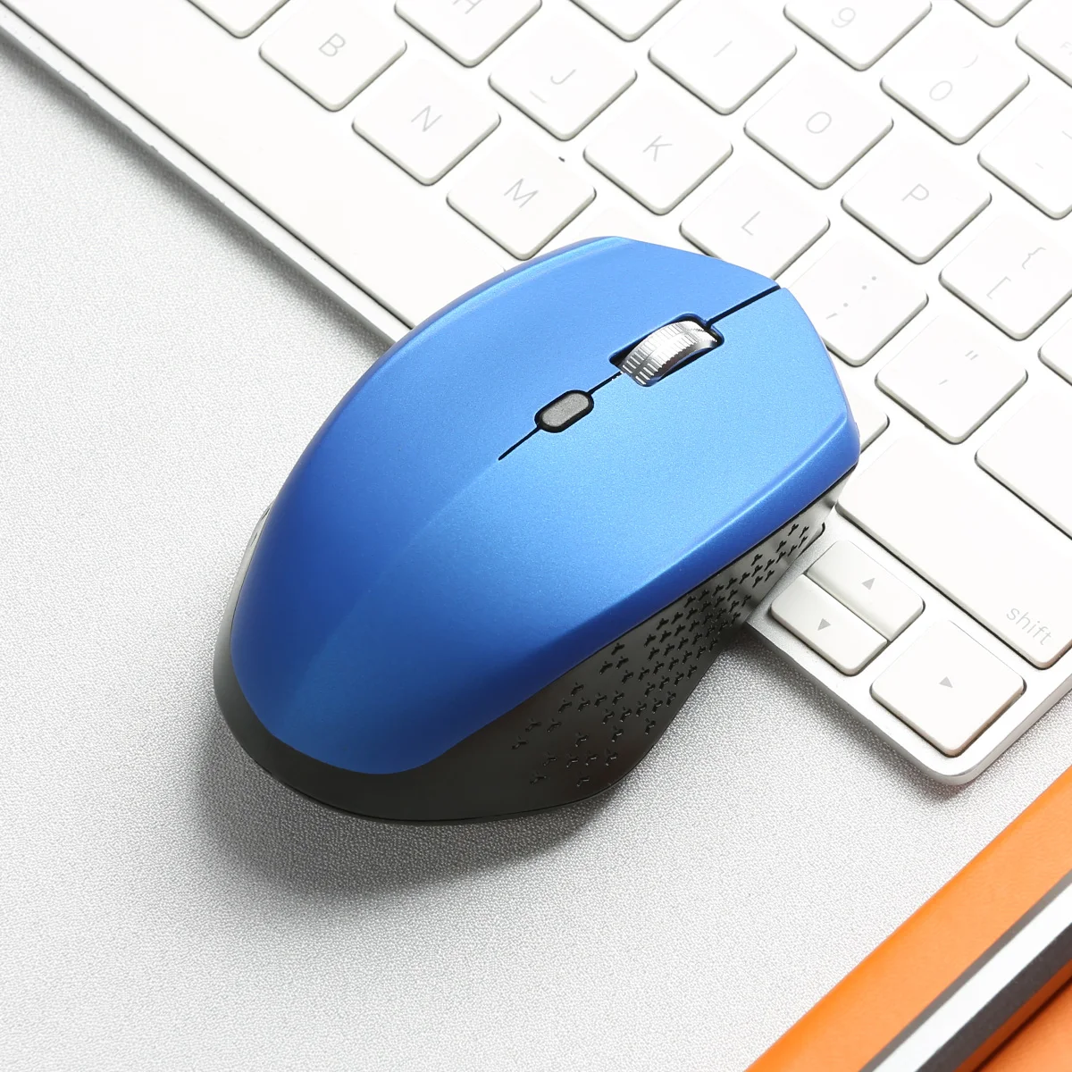 2.4G Wireless Mouse, Single Mode, USB Receiver, Ergonomic Portable Mice, Adjustable DPI for Laptop PC, Multi Color Options