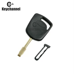 Keychannel-Coque de clé à transpondeur, tête de clé de rechange, clé à puce de voiture pour Ford Focus Mondeo ATIC, FO21, 10 pièces par lot