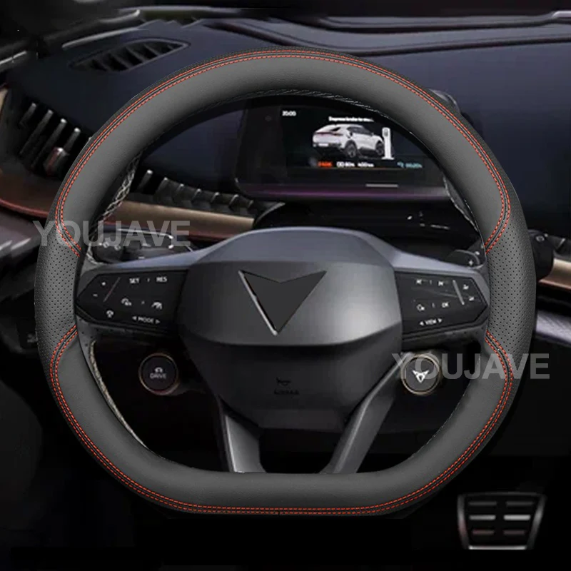 For Cupra Ateca Formentor Born Leon Tavascan Terramar Car Auto Steering Wheel Cover Anti Slip Interior Decoration Accessories