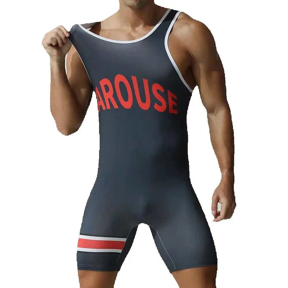 

Men's Wrestling Vest Fitness Underwear Compression Shirt for Men Gym Wear Tank Top Men Faja Para Hombre Shapewear Lingeries