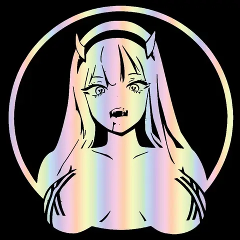JPCT anime sexy girl devil sticker used for car, bumper decoration, laptop waterproof vinyl sticker 15cmx15cm
