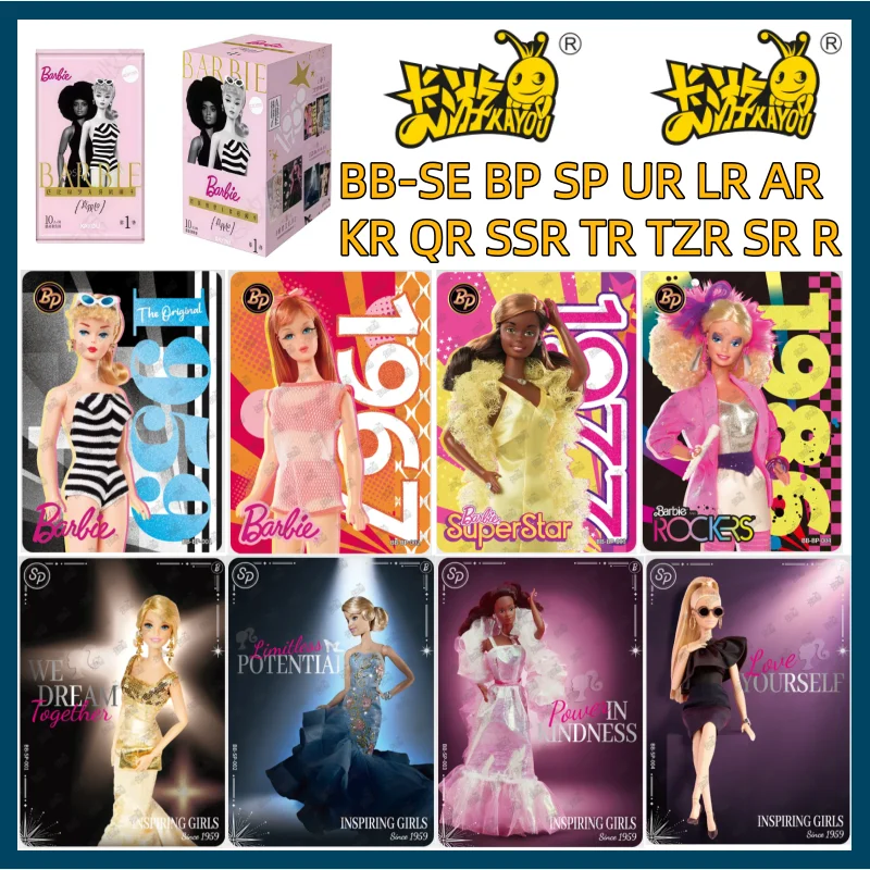 

KAYOU Genuine Barbie Card Dream Without Boundaries Series True I Pack SE SSR Bright Gemstone Cartoon Fashion Collection Toys
