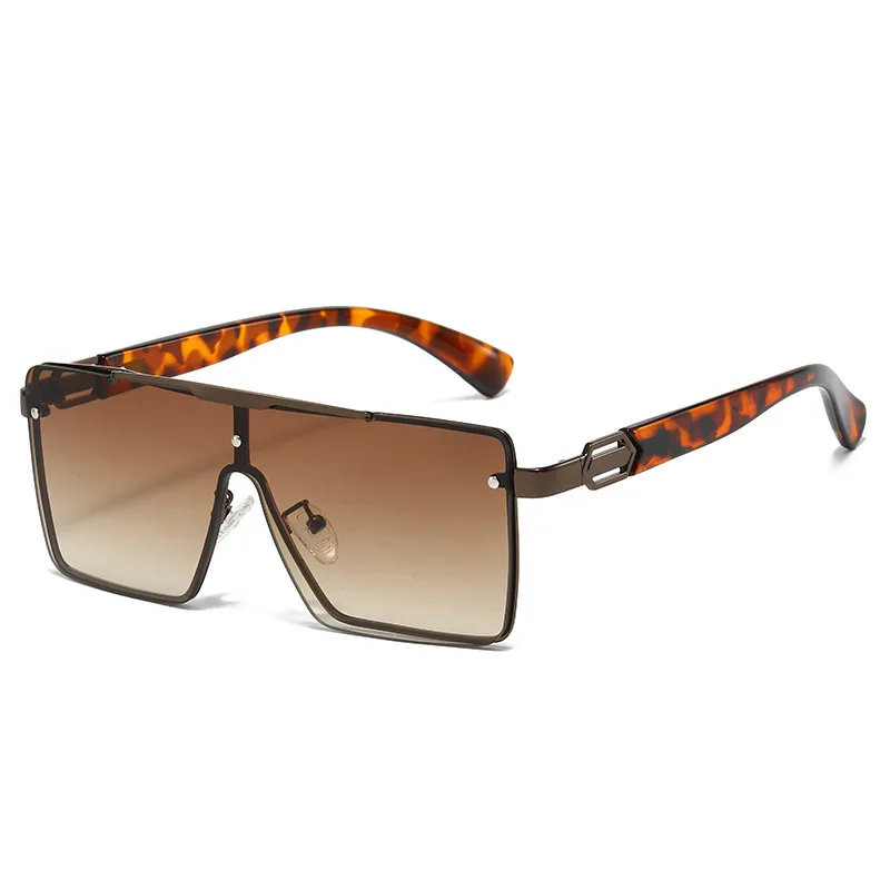 

Kenbo Vintage Oversized Sunglasses One-piece Rice Nail Sun Glasses Black Fashion Men Women Luxury Designer Retro Glasses