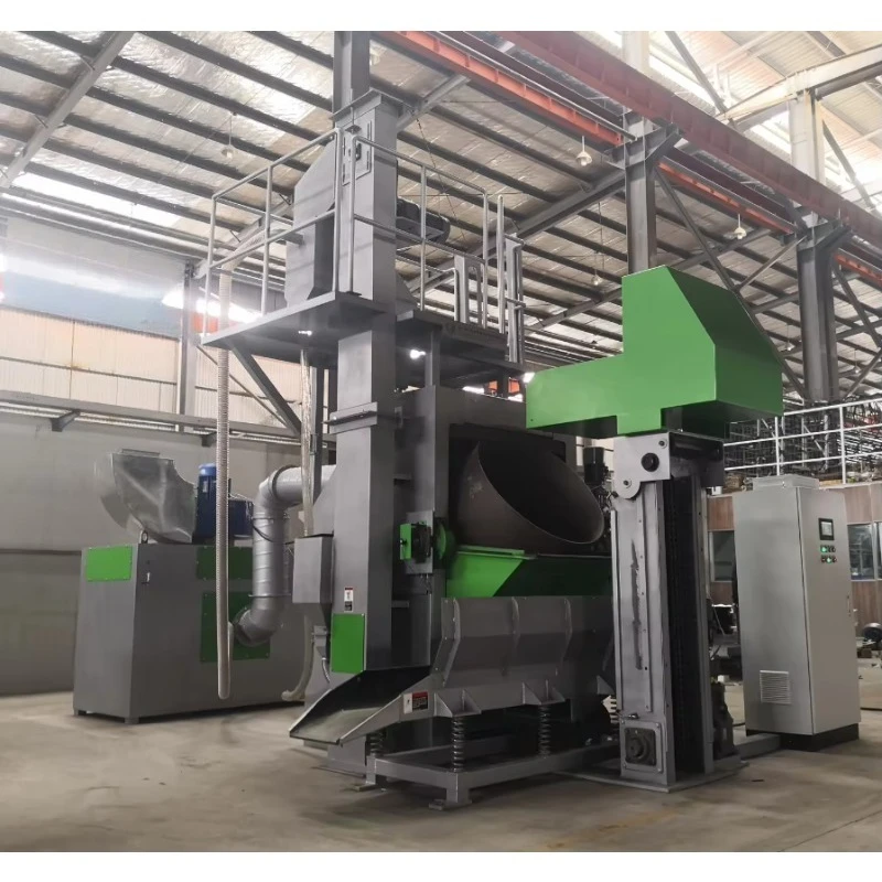 Industrial Shot Blasting Machine with Remote Monitoring System Operational Data Tracking Performance Analysis Cost Savings