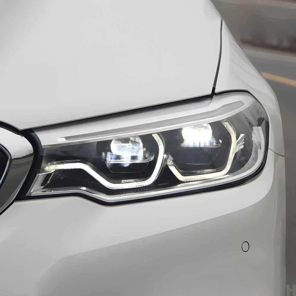 

Улучшенные высококачественные аксессуары для динамических линз проектора для BMW 5 серии G30 G38 2018-2020, светодиодные фары в сборе