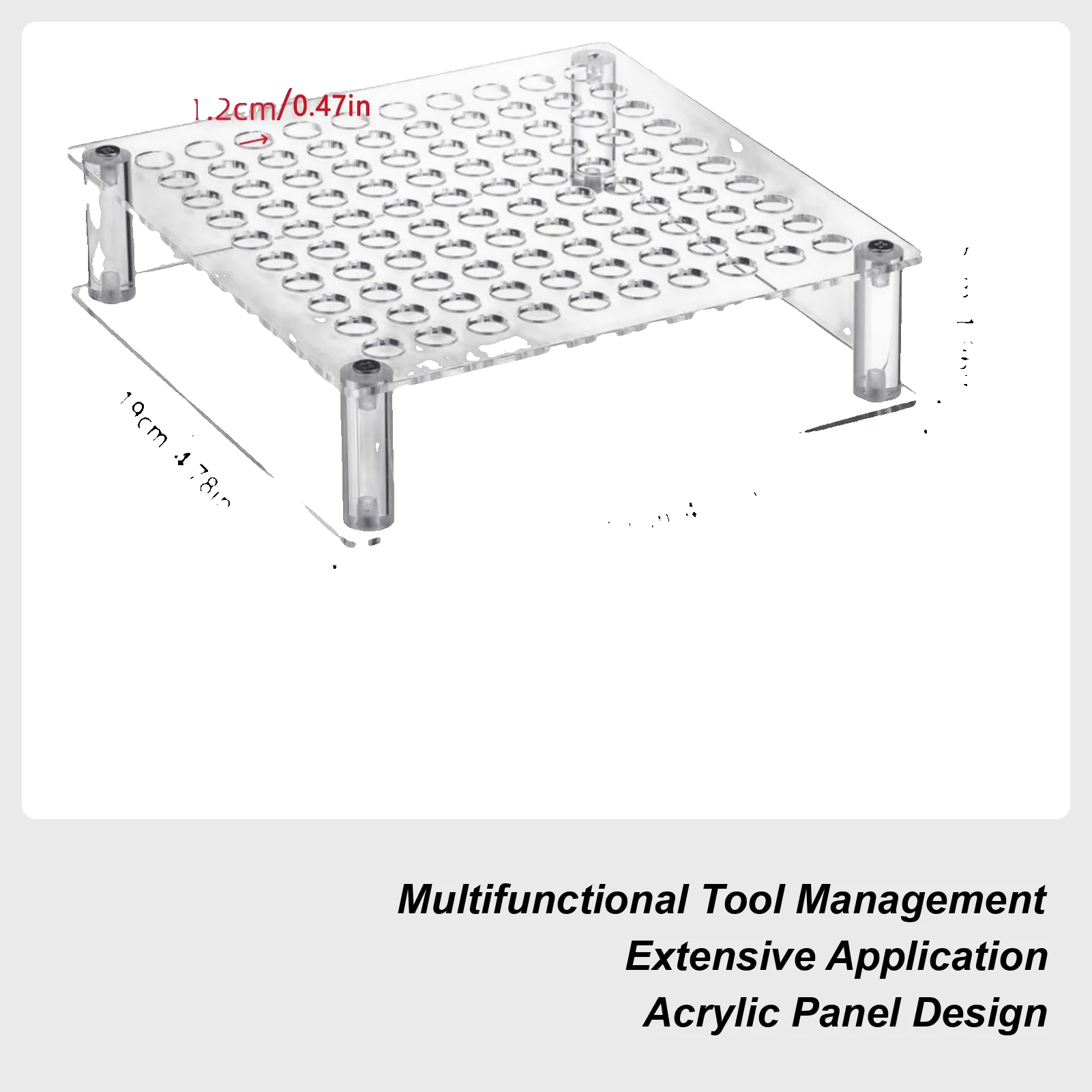 

Коробка-держатель для карандашей, 100-луночный стол, акриловая стойка для ручек, большая емкость, настольная стойка для кистей для домашнего офиса
