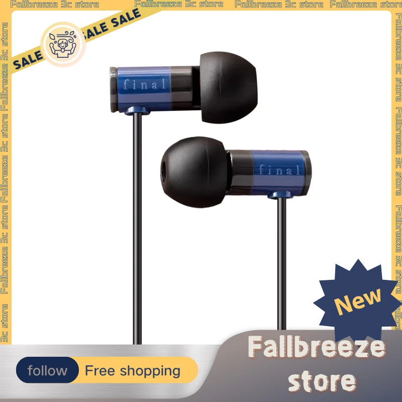 

Final E1000 Wired Earphones Custom 6.4mm Moving Driver Unit In-Ear Earbuds Lightweight Earphone Pc Gamer Accessories Gifts