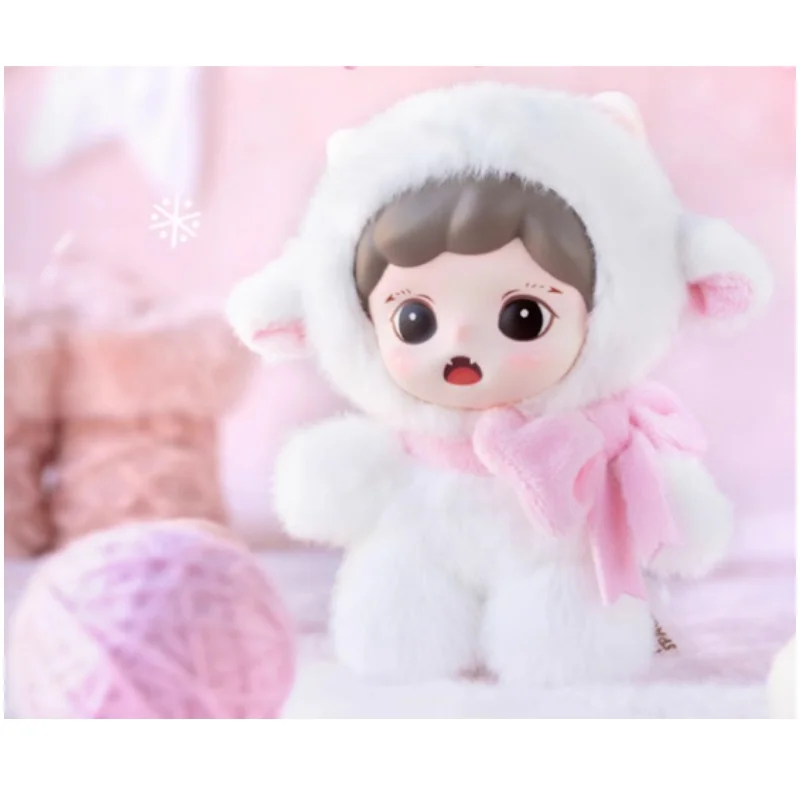 

Бархатный дом, слепая коробка, милая виниловая фигурка на тему сестры с мягким бархатным дотиком, коллекционная художественная игрушка в подарок для фанатов