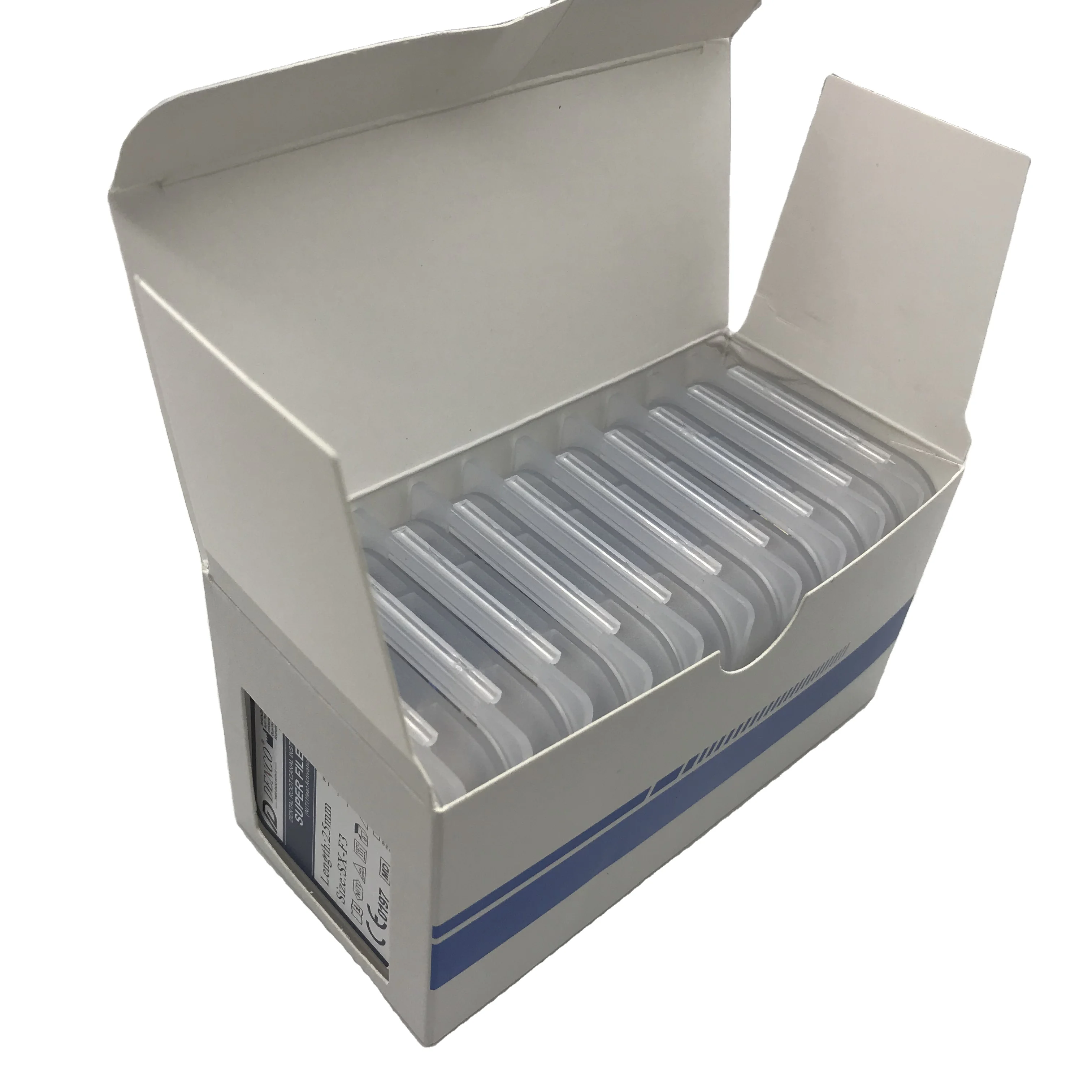 Pilniki endodontyczne rotacyjne NiTi z certyfikatem CE, Super FileNiti, aktywowane ciepłem, niebieskie, wykonane ze stopu NiTi, pilniki rotacyjne NITI