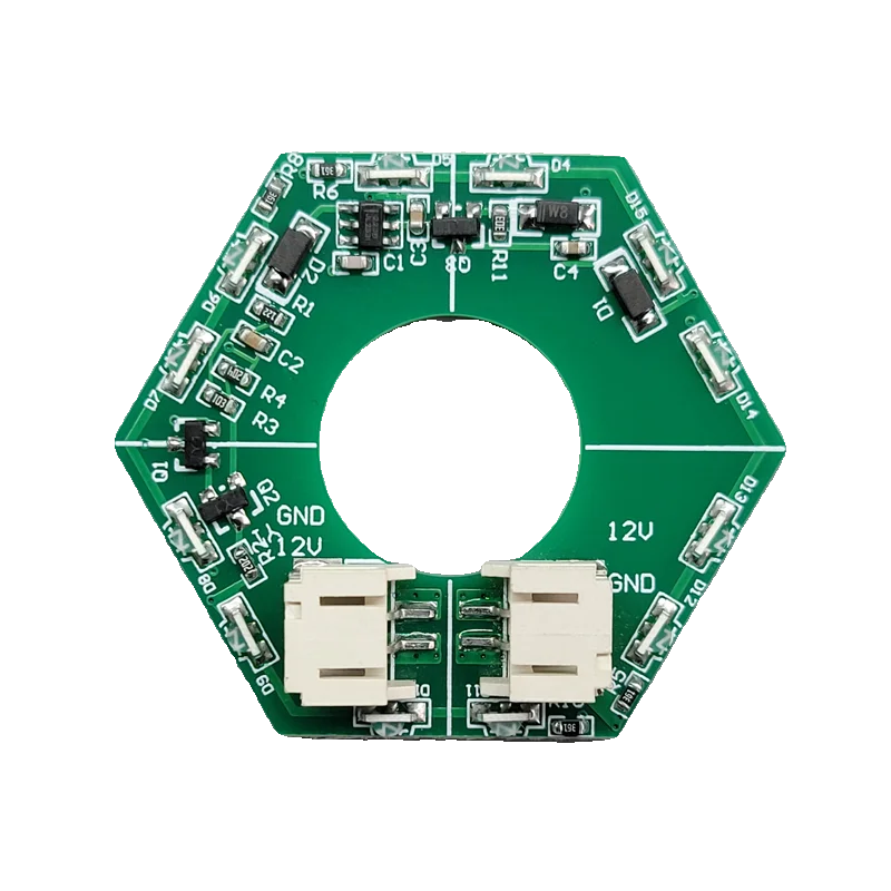 Resin River Table Sensing Module Touch Sensing Lamp Board Small Size Hexagonal Starry Sky Table Lighting Module