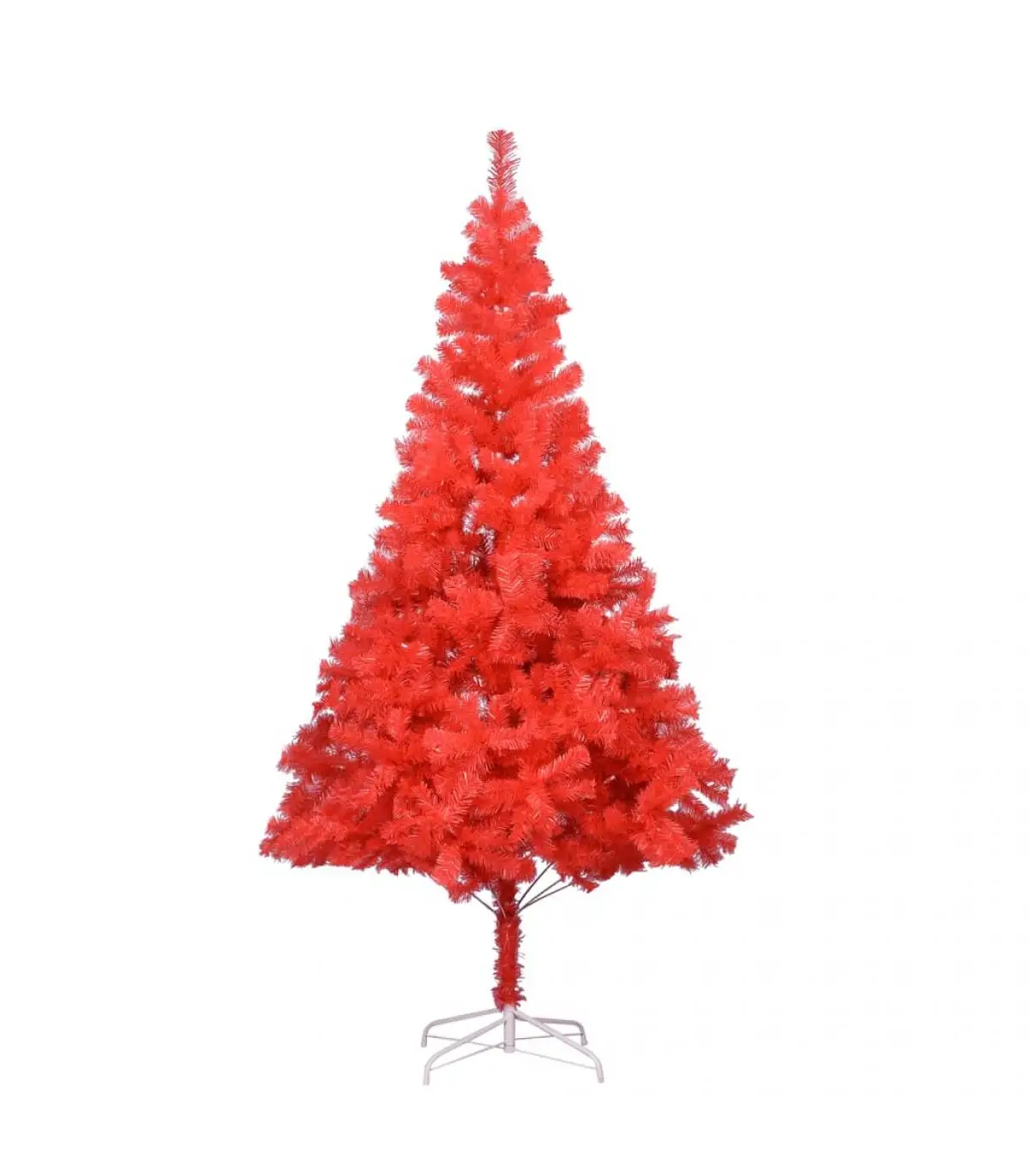 Christmas trees artificial Christmas tree with red PVC stand 180 cm