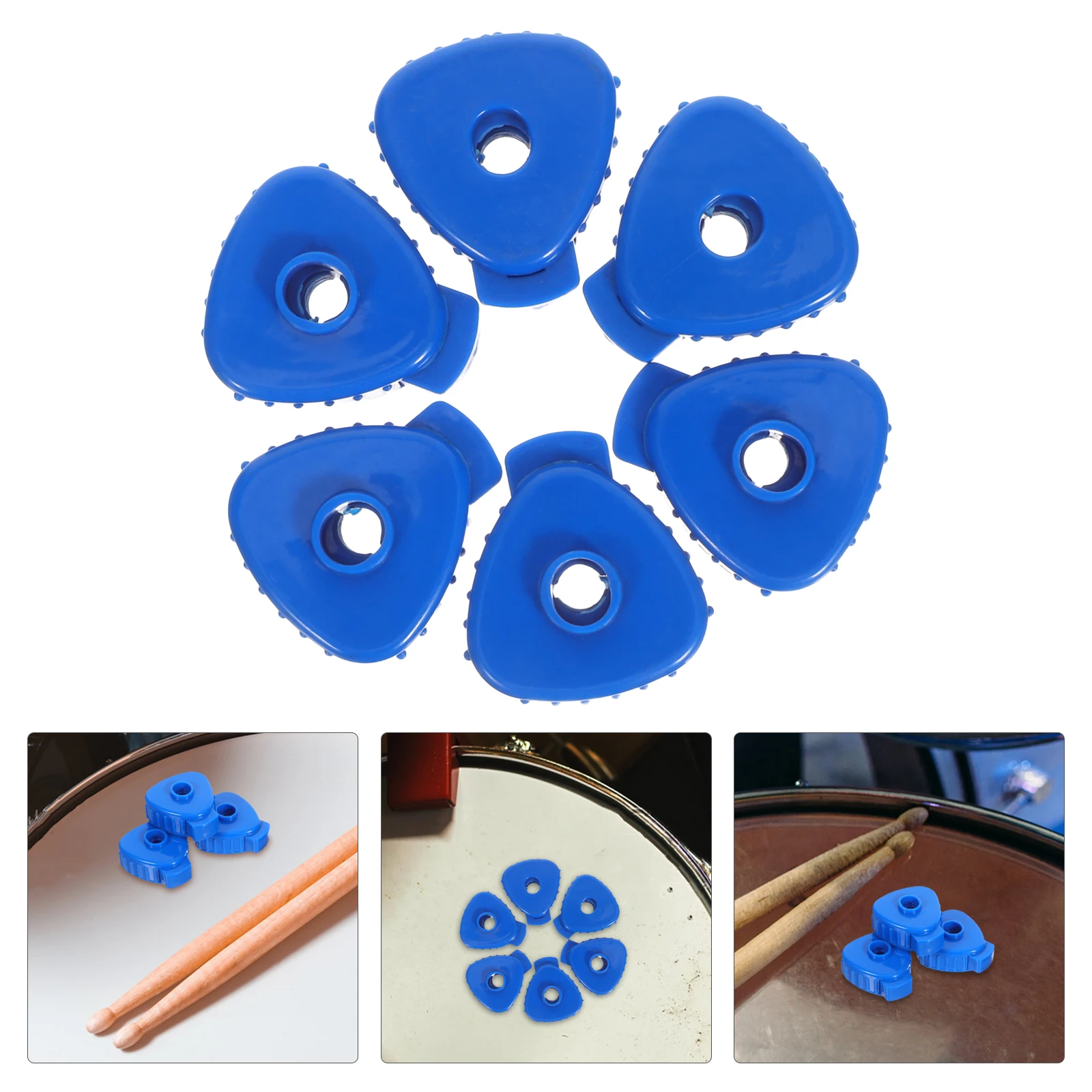 

6 Pcs Cymbal Quick Removal Nut for Percussion Drum Mate Release Cap Accessories Fasteners