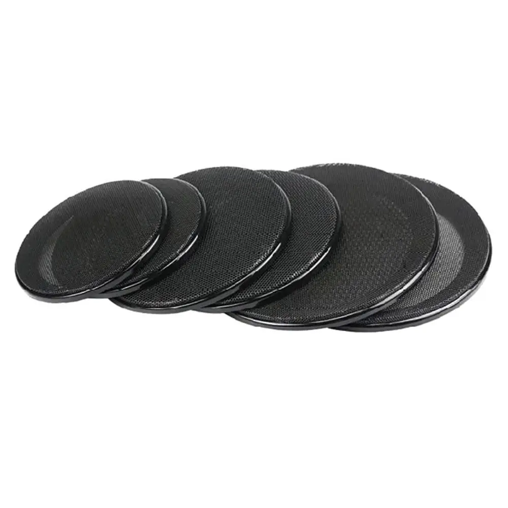 1Pcs 1/2/3/4/5/6Inch Car Speaker Grill Mesh Black Round Horn Protective Cover 6.5Inch Decorative Ring Speaker Enclosure Net