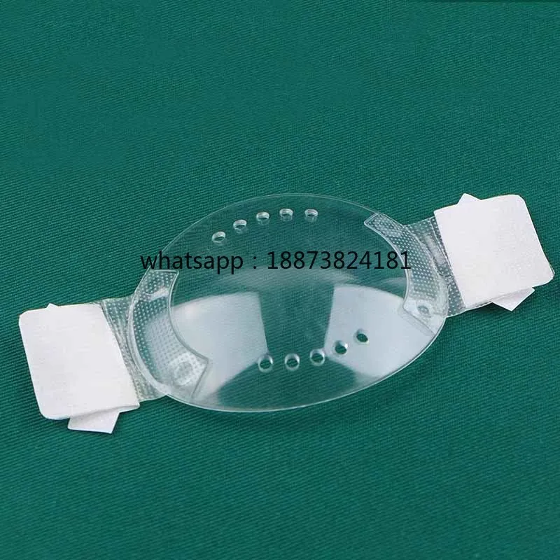 Medical Plastic Eye Mask Adhesive Holes Air Scoop Eye Socket Shield Eye Protecter Ophthalmic Surgery Self Adhesive fast
