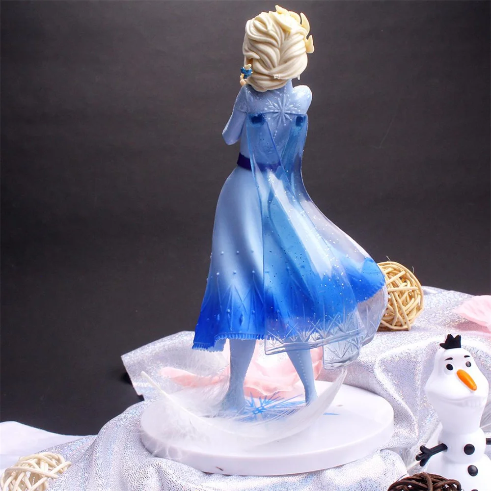 Disney Frozen 2 actiefiguur, Elsa Princess Fire Dragon PVC-pop, bewegbaar anime-kerstcadeau, 2025, hot-selling fancadeau