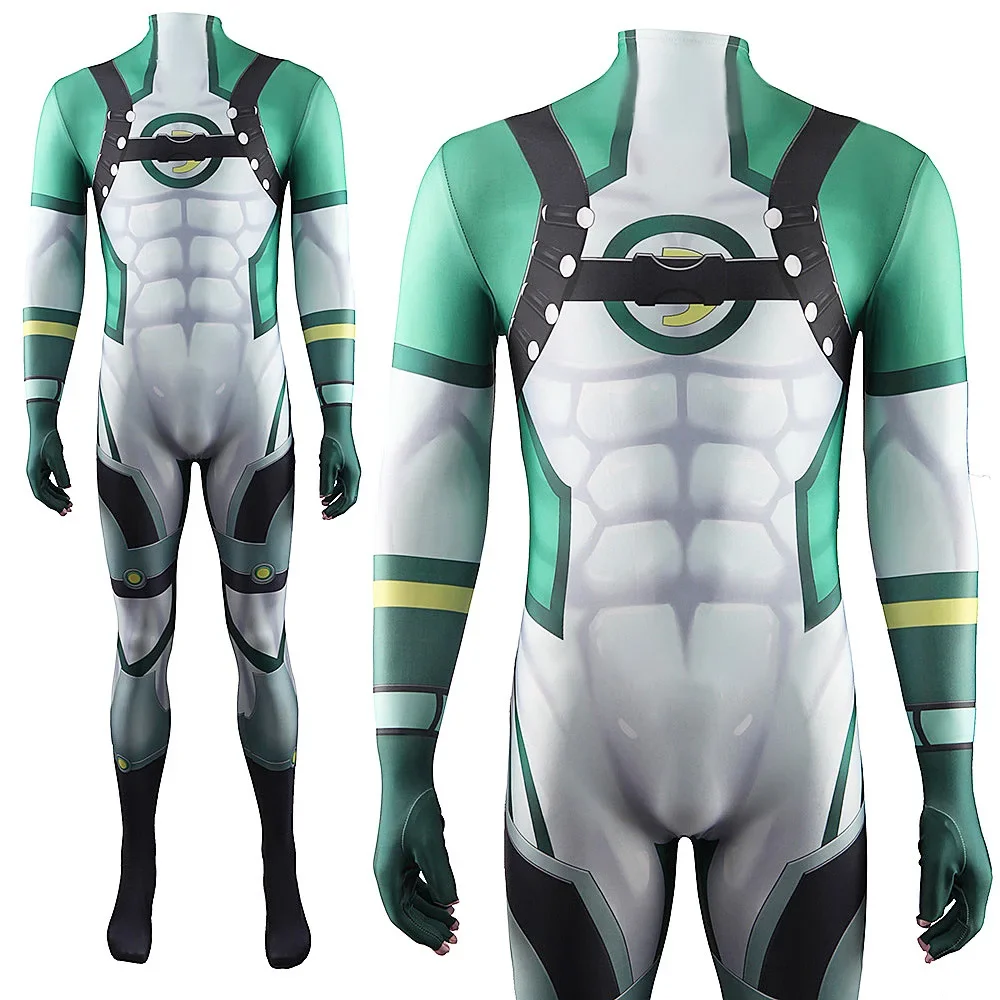 Game Live A Hero Cosplay Costume Boys Man Zentai Outfits Spandex Superhero Live A Hero Halloween Costume Bodysuit Fancy Adult