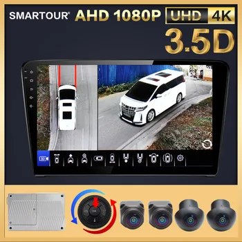AI AHD 1080P 4K 3.5D 360 Degree Car Surround View System Bird-eye Panoramic View 4 Camera Video Recorder Car DVR for SUV 12V AI AHD 1080P 4K 3.5D 360 Degree Car Surround View System Bird-eye Panoramic View 4 Camera Video Recorder Car DVR for SUV 12V