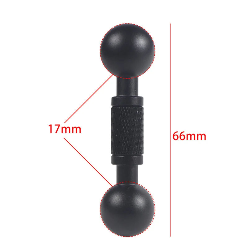 Gorpo bracket base aluminum alloy 17/15/13mm ball head to 1/4 screw adapter and accessories