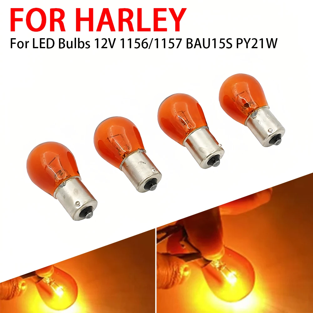 

Car LED Bulbs 1156 BAU15S PY21W 12V Amber Yellow Turn Signal Indicator Brake Reverse Parking Lamp