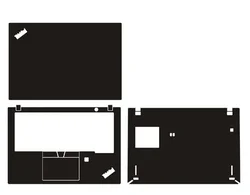 Pre-cut 1xTop+1xPalmrest+1xBottom Skin Sticker Cover For ThinkPad P15 Gen 2 1 X390 X395 X13 X280 S1 Yoga S3 14 S5 Yoga 11e S230U