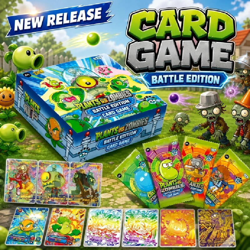 KAYOU Plants Vs. Zombies-Wonder World Adventures-Time Travel Booster Pack Gp Rare Trading Cards Game Collectible Card Album Gift