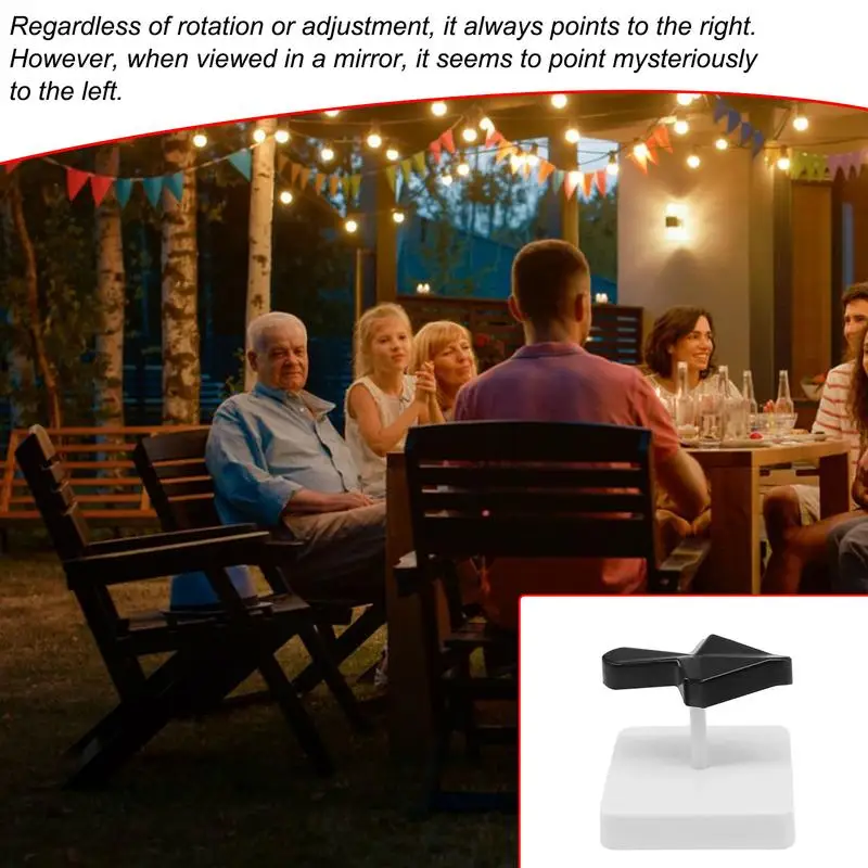Magic Arrowhead Trick Optical Illusion Pointing Right Arrowhead Illusions Gimmicks Props Fun Creative Novelty Close Up Magic