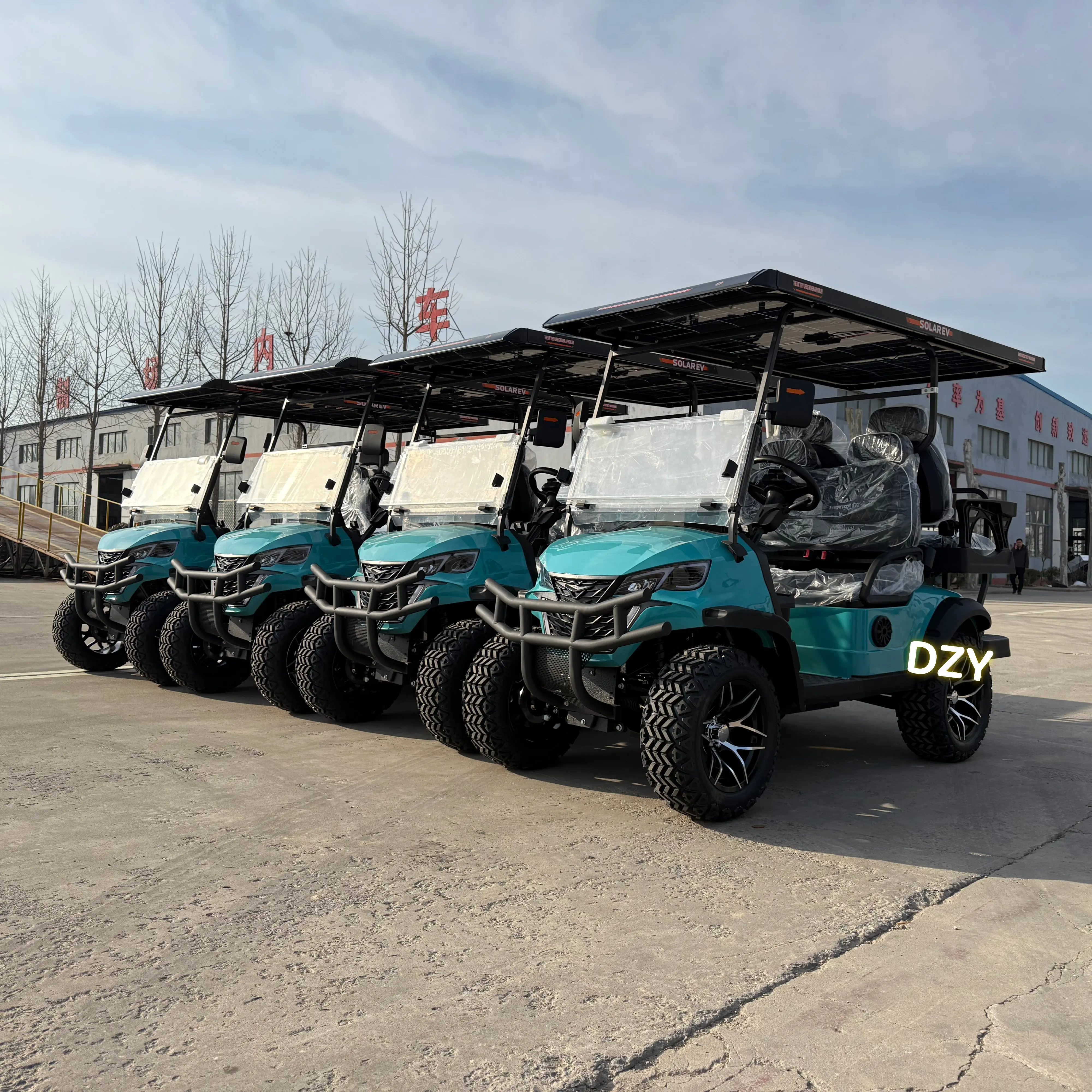 2026 New Electric Golf Car with 4-6 Seat golf club cart Club off-Road Vehicle Hunting Vehicle with Lithium Battery electric cart
