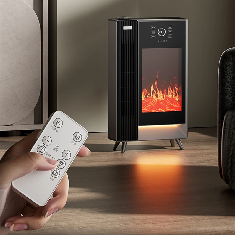 

Graphene Heater with Flame Atomization Fireplace Home Energy-Saving Smart Humidifying Heater