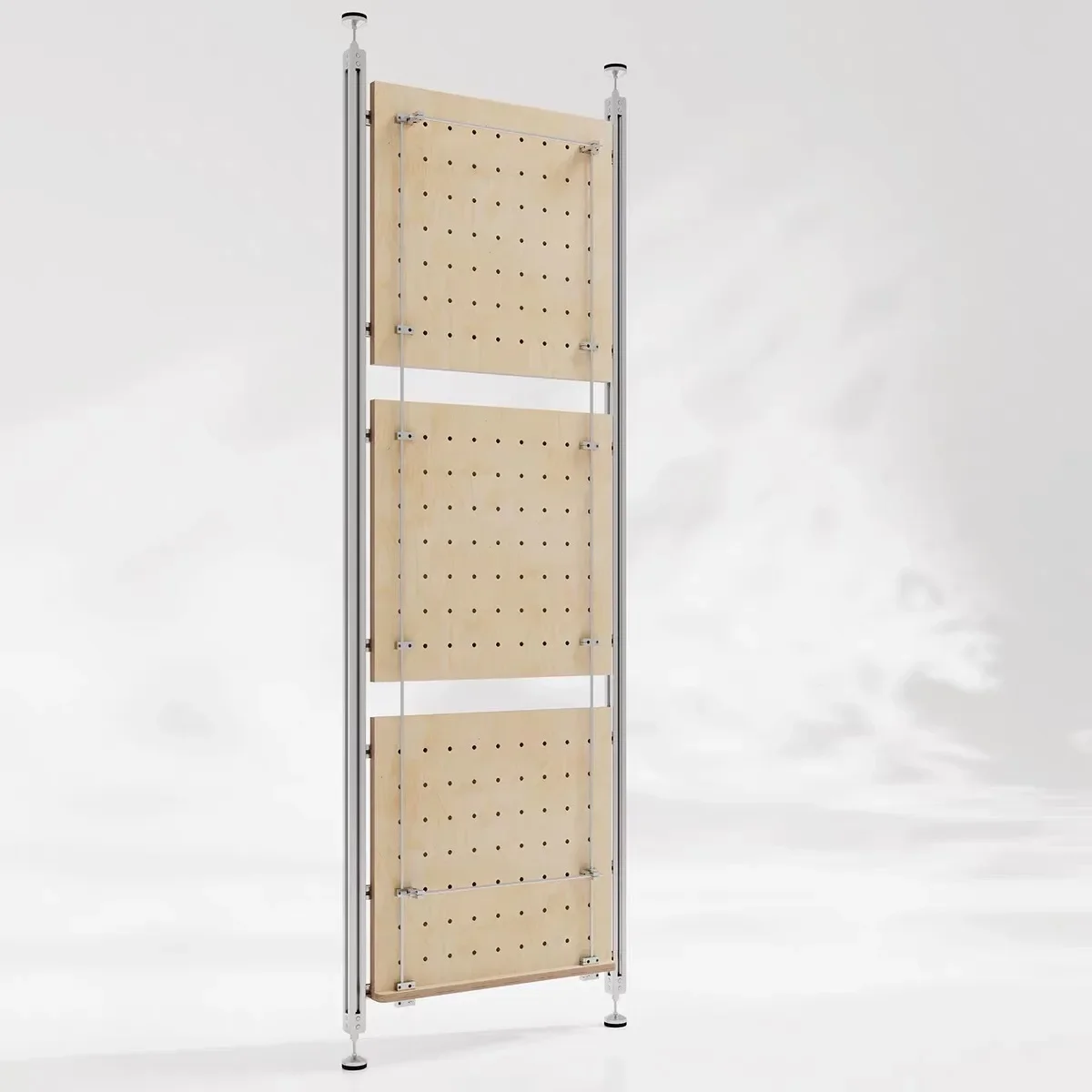 a*-Aluminum profile rack, hole plate, ocean plate, top-notch, no punching entrance, living room display rack.