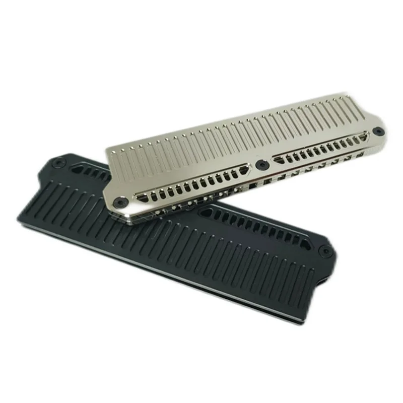 Новый радиатор памяти DDR4 DDR5 RAM, охладитель, охлаждающий жилет, алюминиевый радиатор с силиконовым смазлом 9 Вт, теплопроводник, серебристый