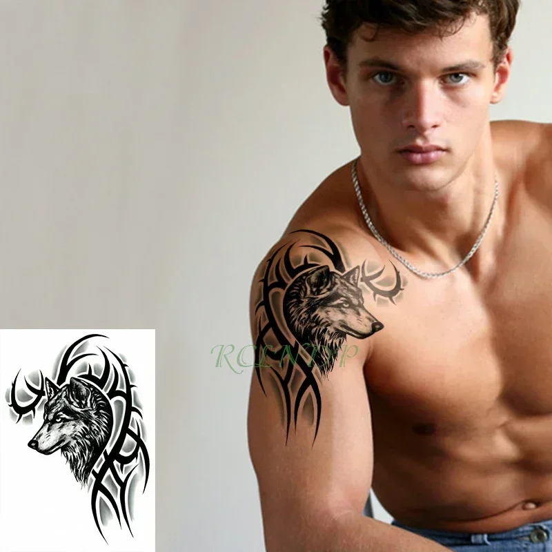 Waterproof Temporary Tattoo Sticker cool eagle wing angel Fake Tatto Flash Tatoo Lucifer Abdomen Arm tatouage for Girl Woman Man