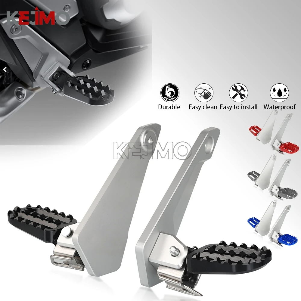 FOR HONDA X ADV 750 2021 Foot Rest XADV 750 XADV750 2025 2022 2023 Motorcycle Footrest Footpegs Passenger Foot Pedal Foldable
