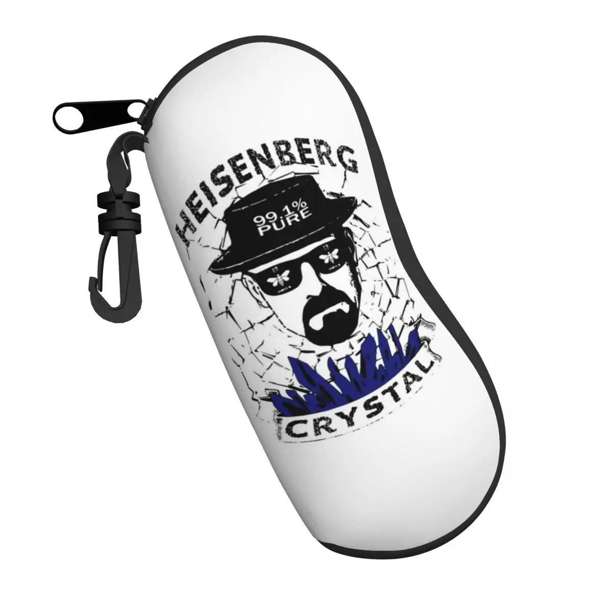 Heisenberg Walter White Sunglasses Soft Case Neoprene Zipper Breaking Bad Shell Eyeglass Case Custom Protective Box For Glasses