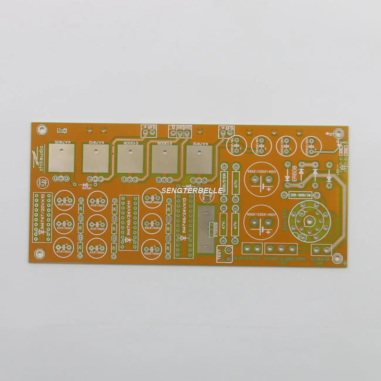 HiFi Diy 6SN7 Tube Preamplifier Board PCB Base On Cary AE-1 Preamp +Power Supply Board PCB