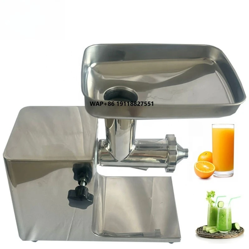 

220V Fruit Vegetable Juicer Machine Orange Celery Ginger Juice Extractor Stainless Steel Cold Press Juicer Machine