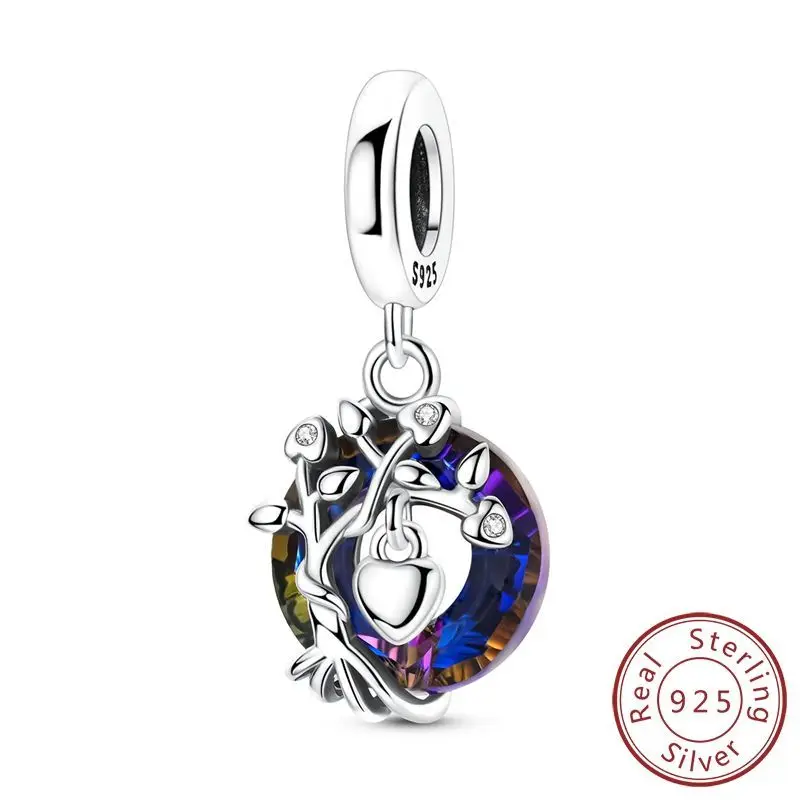 

Hot Sale Charms Bead 925 Sterling Silver Love Tree of Life Dangle Pendant Fit Bangle Bracelet Necklace DIY Jewelry
