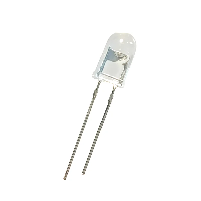 5Mm Red Light Emitting Diode 620-625nm 12000mcd Water Transparent Round Through Hole Rust Proof with Traffic Light Limiter