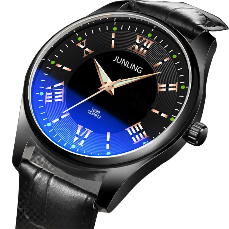 Ultra Thin Luminous Men's Watch Korean Style Simple Fashion Casual Male Wristwatch Suitable For Male Student And Couple Matching