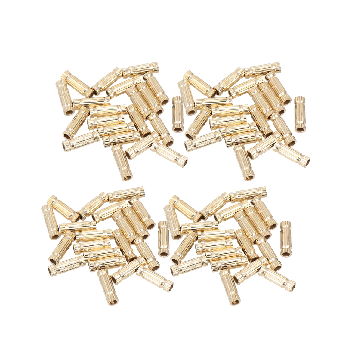 

100 шт., круглые бусины-трубочки, сделай сам, ювелирные аксессуары, медные наборы бисера для браслетов, ожерелья, изготовления одежды, бусины, очаровательные бусины