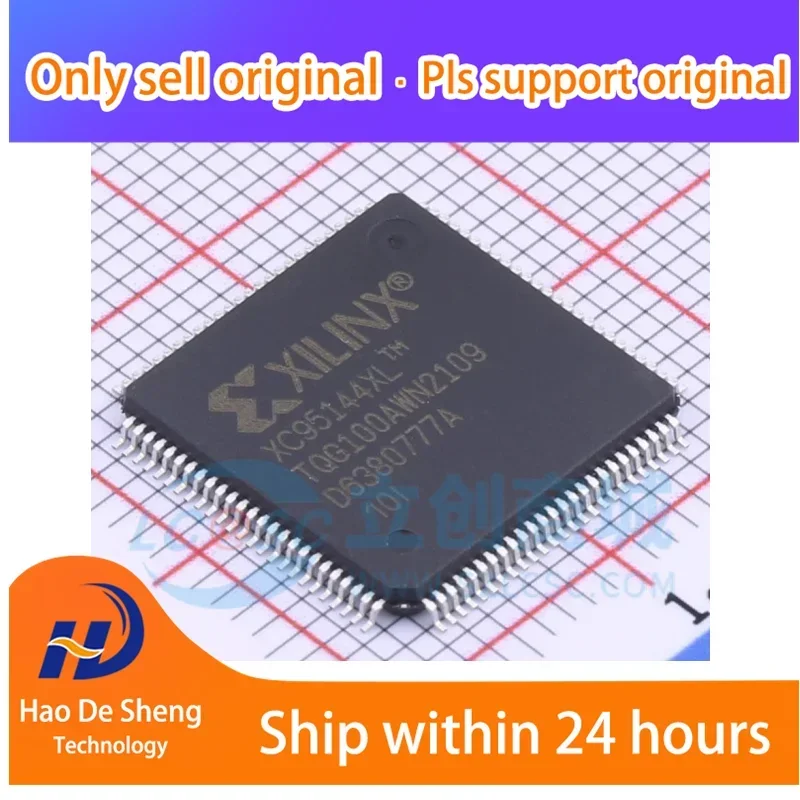 10PCS/LOT XC95144XL-10TQG100I  XC95144XL TQFP100 New Original in Stock